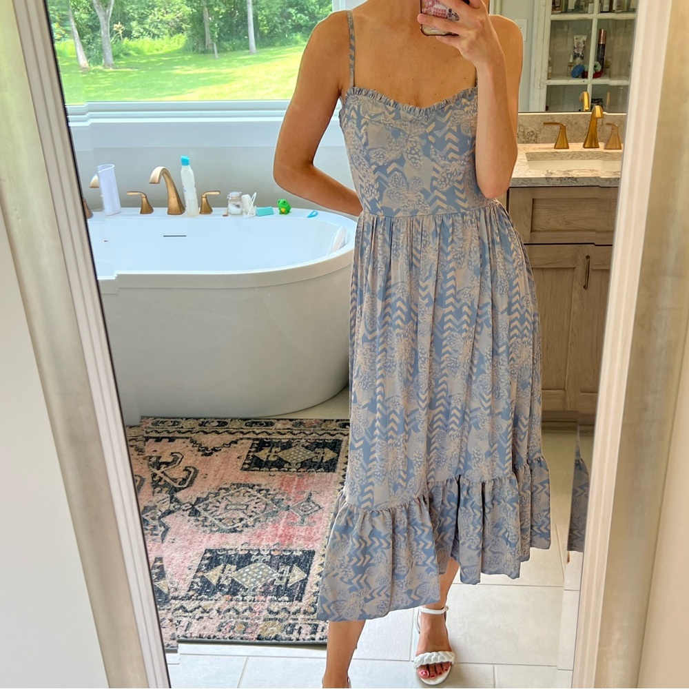 Purple Midi dress
